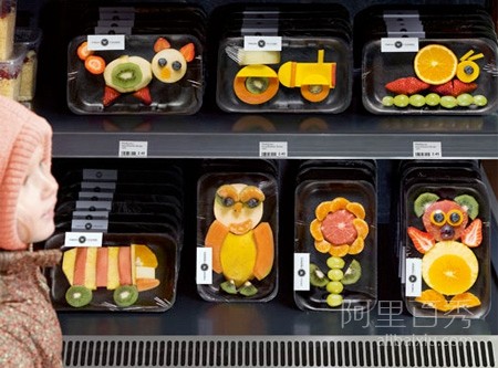 A cute and playful fruit platter, not afraid of children being picky again